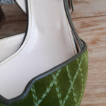 Fionda Green Velvet Slingback Sandals - Endless - UAE Rental and Resale for Women's Fashion
