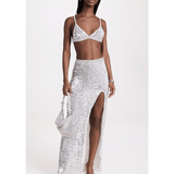 Flavia Crochet Skirt with Arielle Crochet Bra