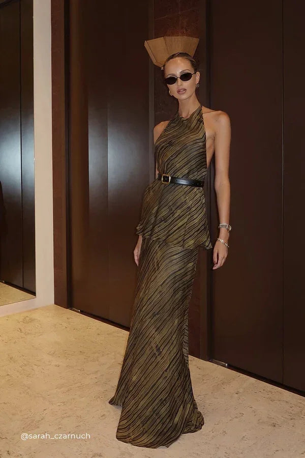 Fleur Dark Chocolate Co-ord Set - Endless - UAE Rental and Resale for Women's Fashion