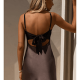 Flora Satin Maxi Dress - Endless - UAE Rental and Resale for Women's Fashion