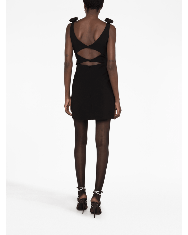 Floral-applique Cut-out Mini Dress - Endless - UAE Rental and Resale for Women's Fashion