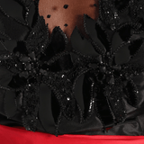 Floral-appliqué Taffeta Minidress - Endless - UAE Rental and Resale for Women's Fashion