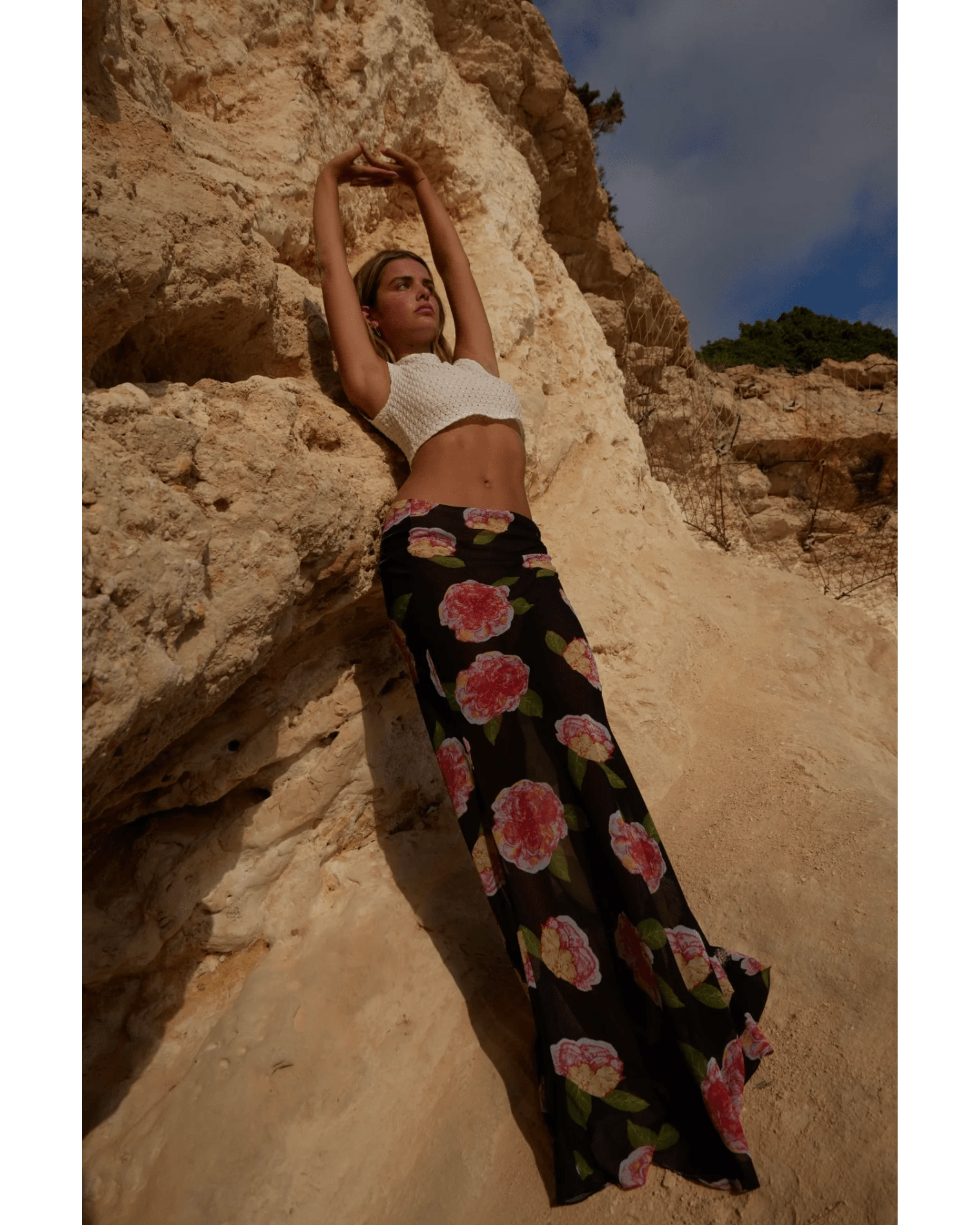 Floral Maxi Skirt - Endless - UAE Rental and Resale for Women's Fashion