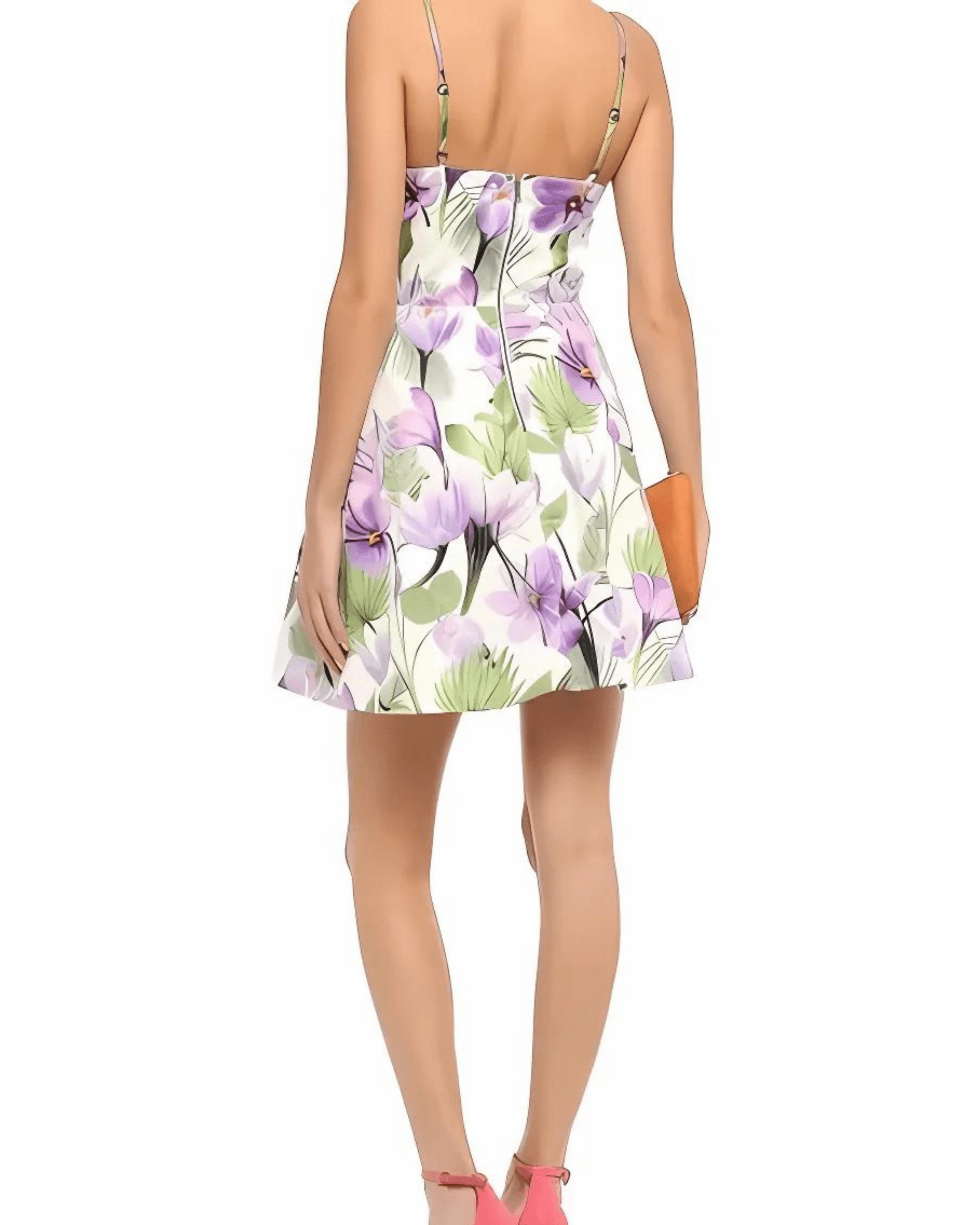 Floral Palm Mini Dress - Endless - UAE Rental and Resale for Women's Fashion