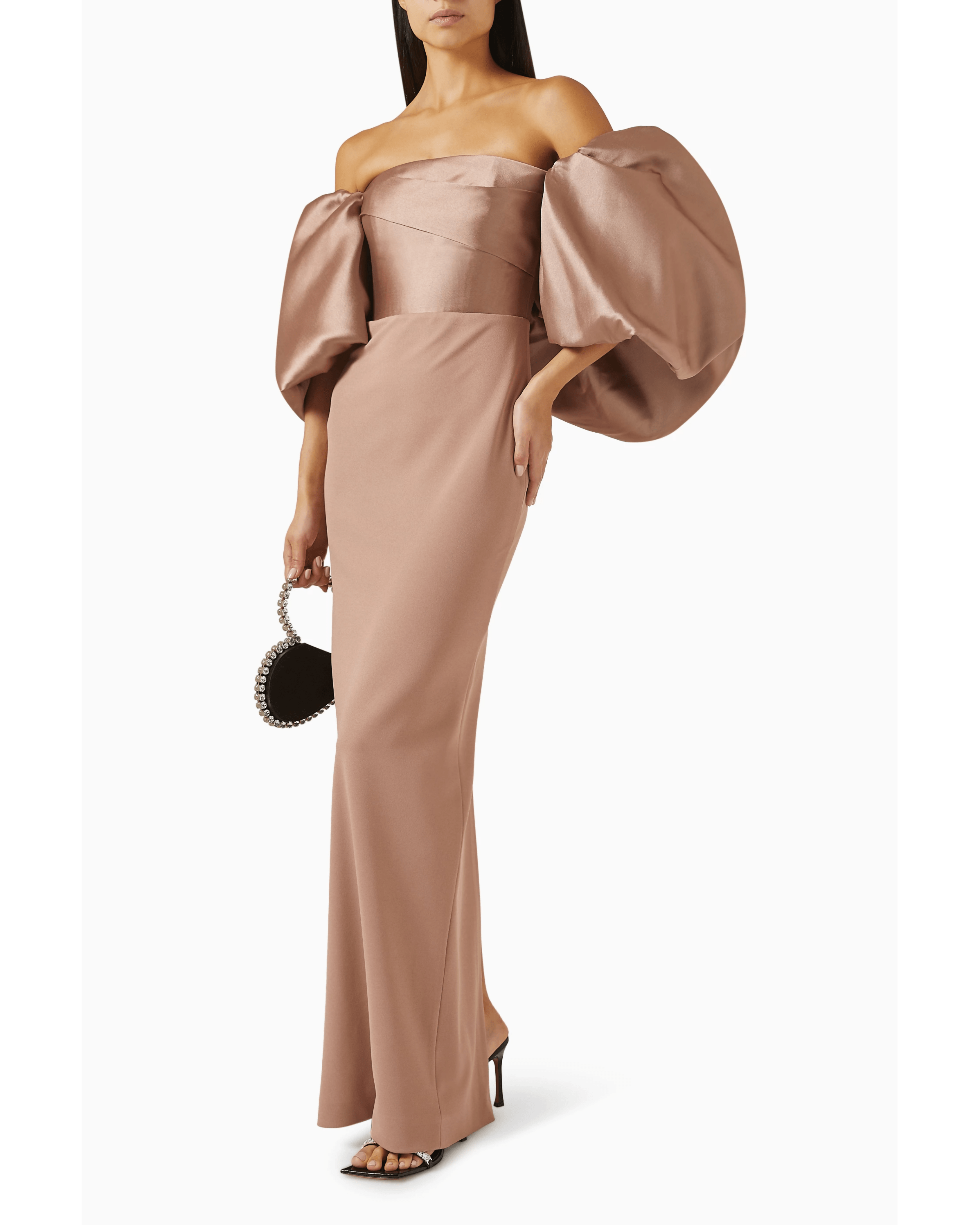 Floris Off-shoulder Maxi Dress - Endless - UAE Rental and Resale for Women's Fashion