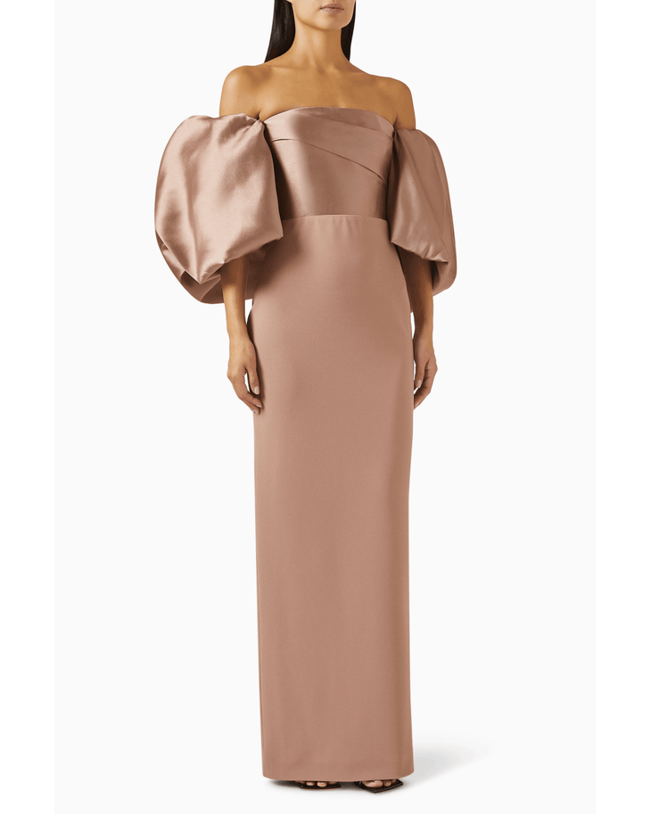Floris Off-shoulder Maxi Dress - Endless - UAE Rental and Resale for Women's Fashion