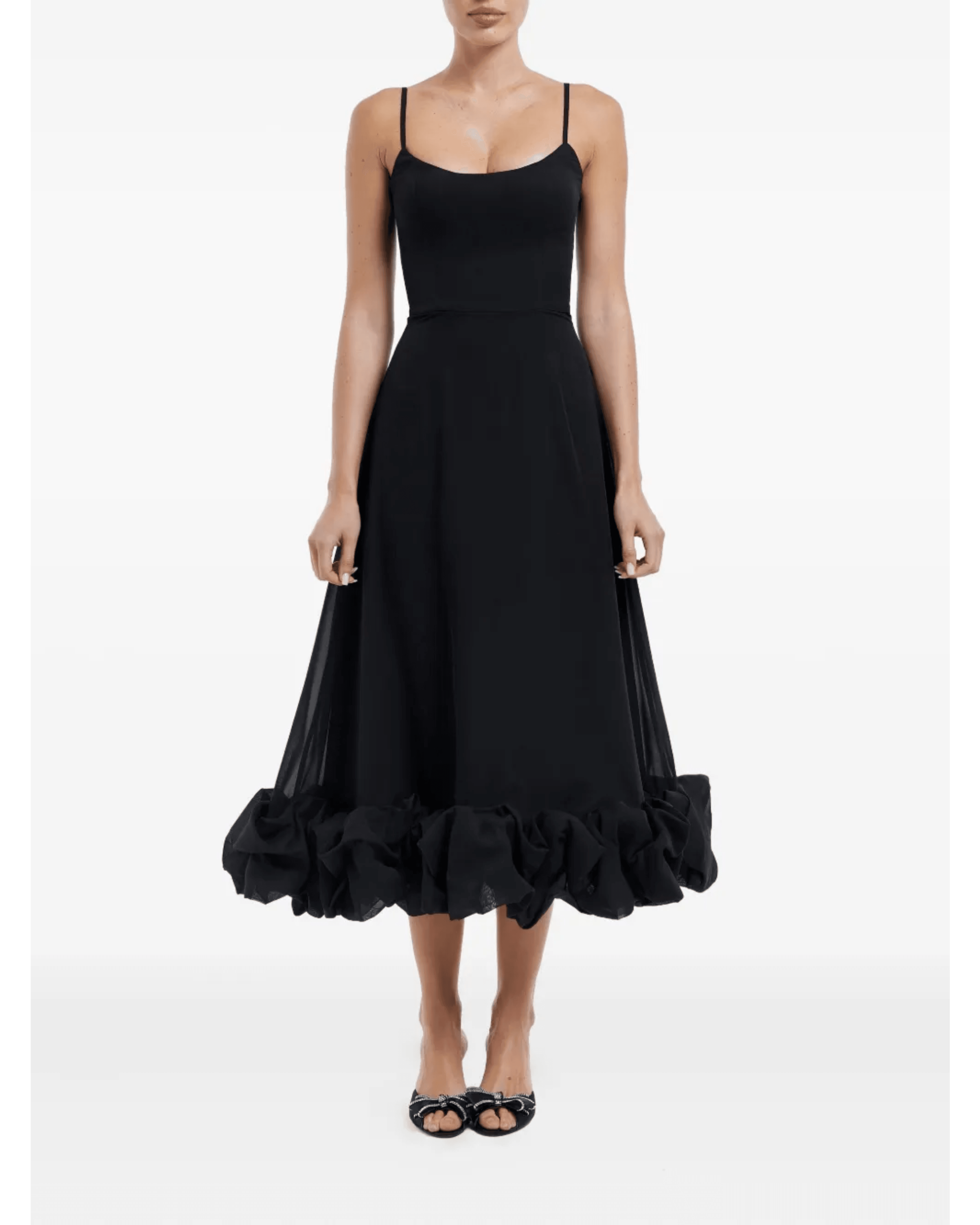 Flounce Bustier Midi Dress - Endless - UAE Rental and Resale for Women's Fashion