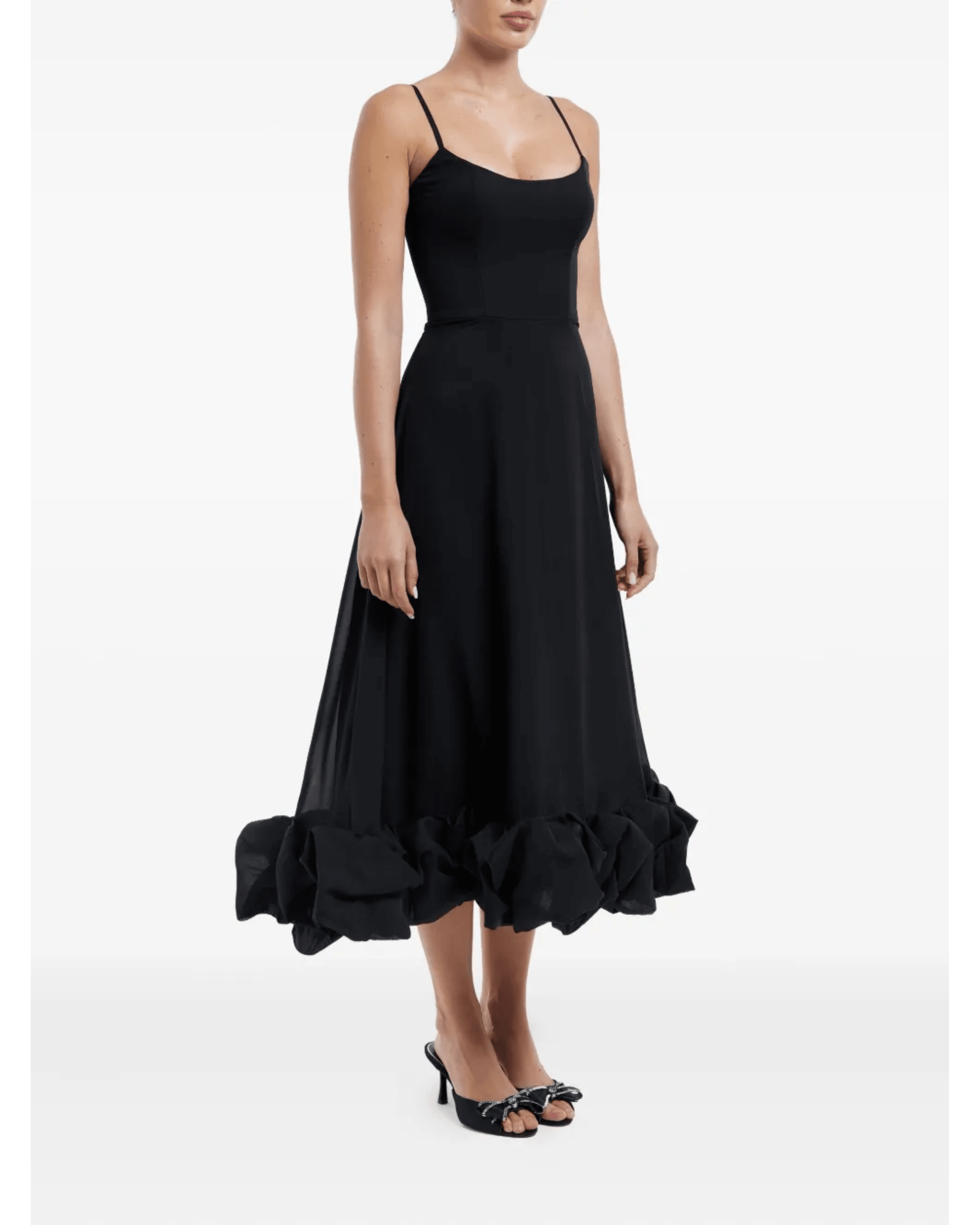 Flounce Bustier Midi Dress - Endless - UAE Rental and Resale for Women's Fashion