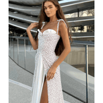Flowy Slit Midi Dress - Endless - UAE Rental and Resale for Women's Fashion