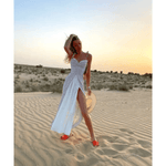 Flowy Slit Midi Dress - Endless - UAE Rental and Resale for Women's Fashion