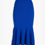 Fluted Cloque Midi Skirt - Endless - UAE Rental and Resale for Women's Fashion