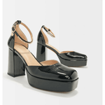 Franci Platform Pumps in Patemt Leather - Endless - UAE Rental and Resale for Women's Fashion