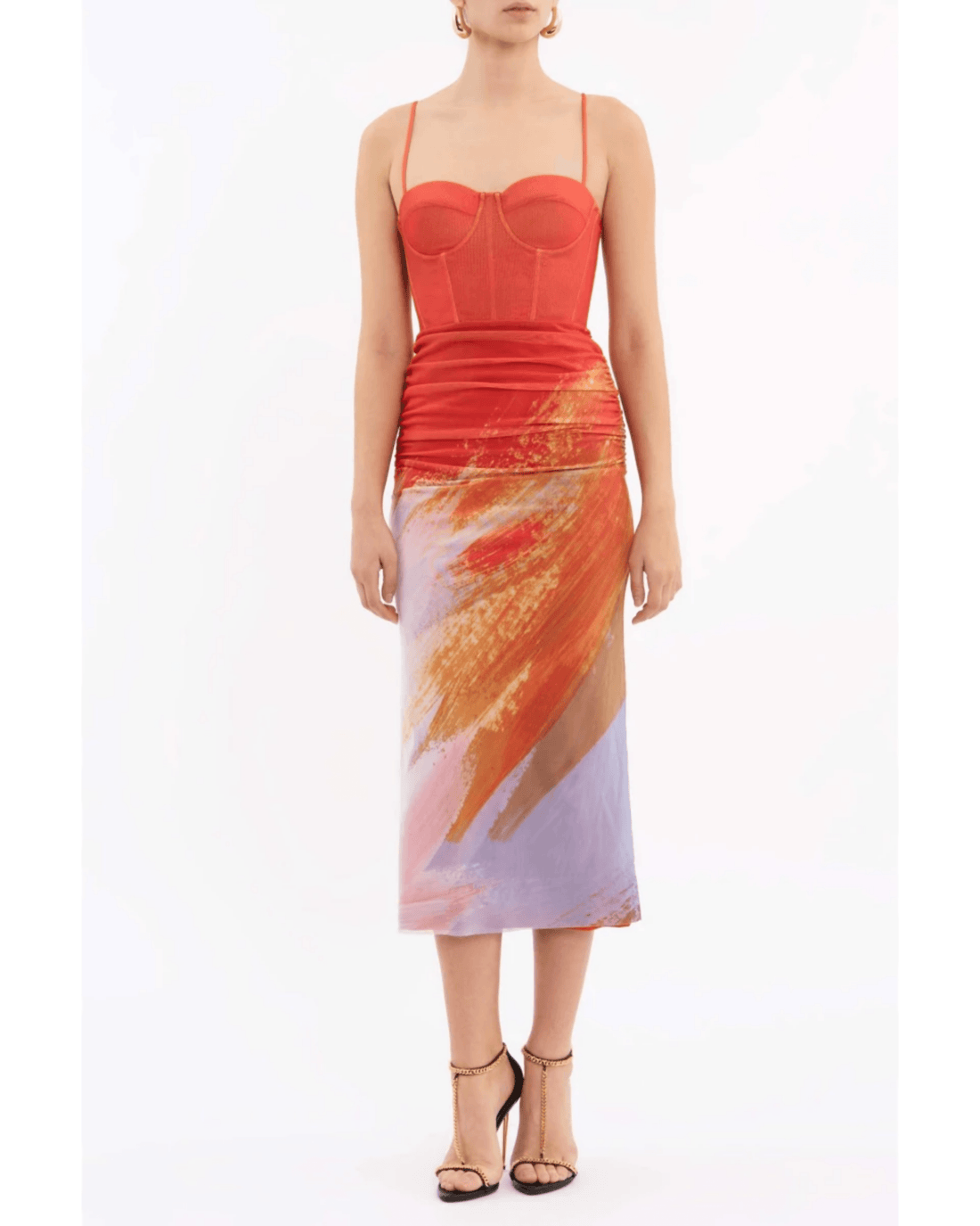Frida Corset Midi Dress - Endless - UAE Rental and Resale for Women's Fashion
