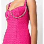 Fuchsia Boucle Diamante Bust Dress - Endless - UAE Rental and Resale for Women's Fashion