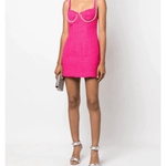 Fuchsia Boucle Diamante Bust Dress - Endless - UAE Rental and Resale for Women's Fashion