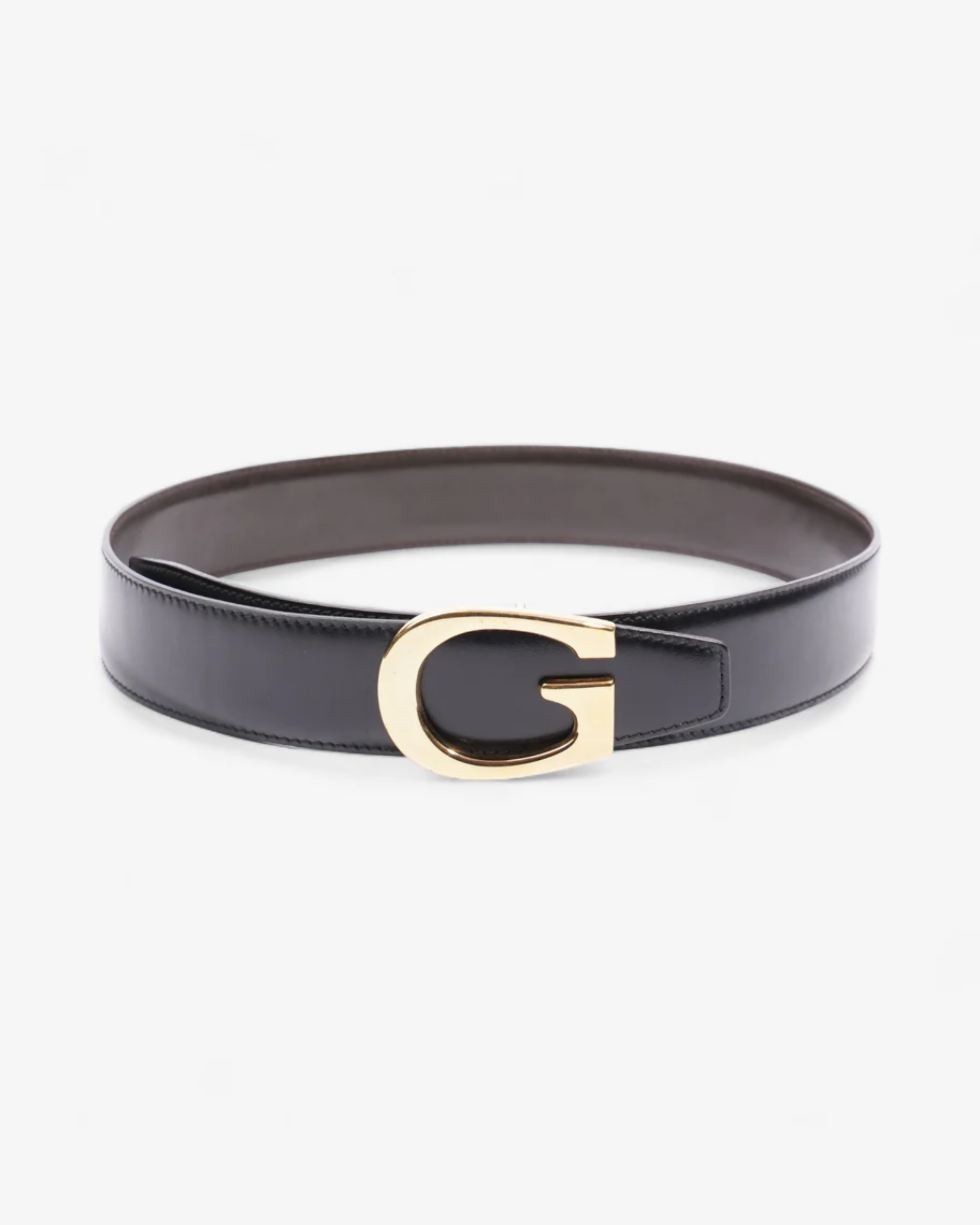 G Buckle Belt Black Leather - Endless - UAE Rental and Resale for Women's Fashion