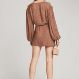 Gabrielle Sequin Robe in Bronze - Endless - UAE Rental and Resale for Women's Fashion