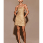 Gala Strapless Tweed Mini Dress - Endless - UAE Rental and Resale for Women's Fashion