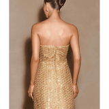 Gala Strapless Tweed Mini Dress - Endless - UAE Rental and Resale for Women's Fashion