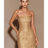 Gala Strapless Tweed Mini Dress - Endless - UAE Rental and Resale for Women's Fashion