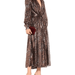 Gathered Sequined Leopard-print Tulle Midi Dress - Endless - UAE Rental and Resale for Women's Fashion