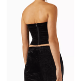 Gatsby Top in Stretch Velvet - Endless - UAE Rental and Resale for Women's Fashion