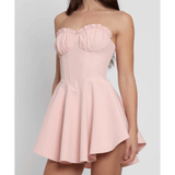 Genoa Corset Flare Mini Dress - Endless - UAE Rental and Resale for Women's Fashion