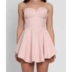 Genoa Corset Flare Mini Dress - Endless - UAE Rental and Resale for Women's Fashion
