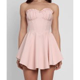 Genoa Corset Flare Mini Dress - Endless - UAE Rental and Resale for Women's Fashion