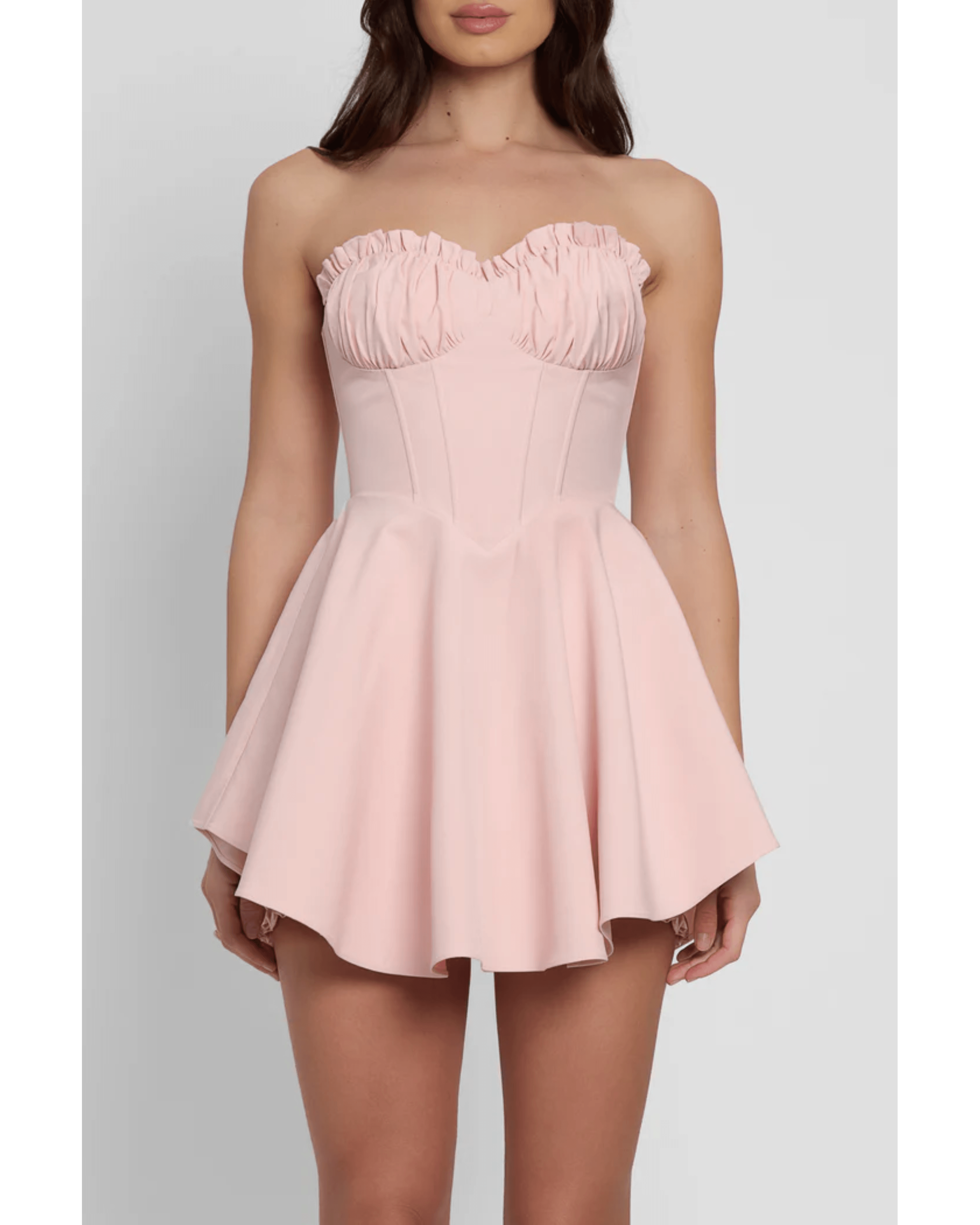 Genoa Corset Flare Mini Dress - Endless - UAE Rental and Resale for Women's Fashion