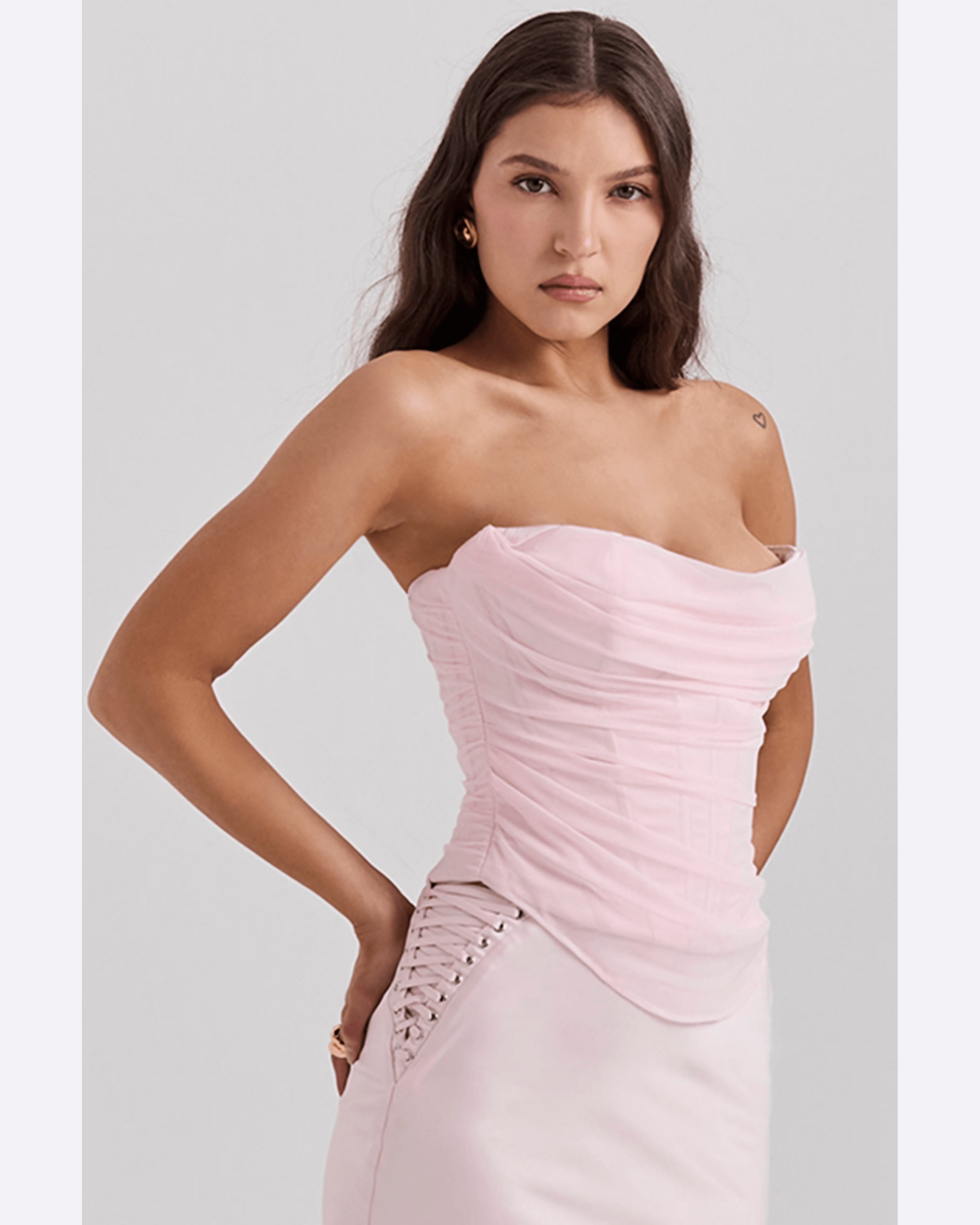 Georgie Ballerina Pink Strapless Corset - Endless - UAE Rental and Resale for Women's Fashion