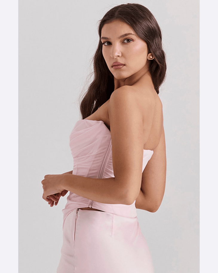 Georgie Ballerina Pink Strapless Corset - Endless - UAE Rental and Resale for Women's Fashion