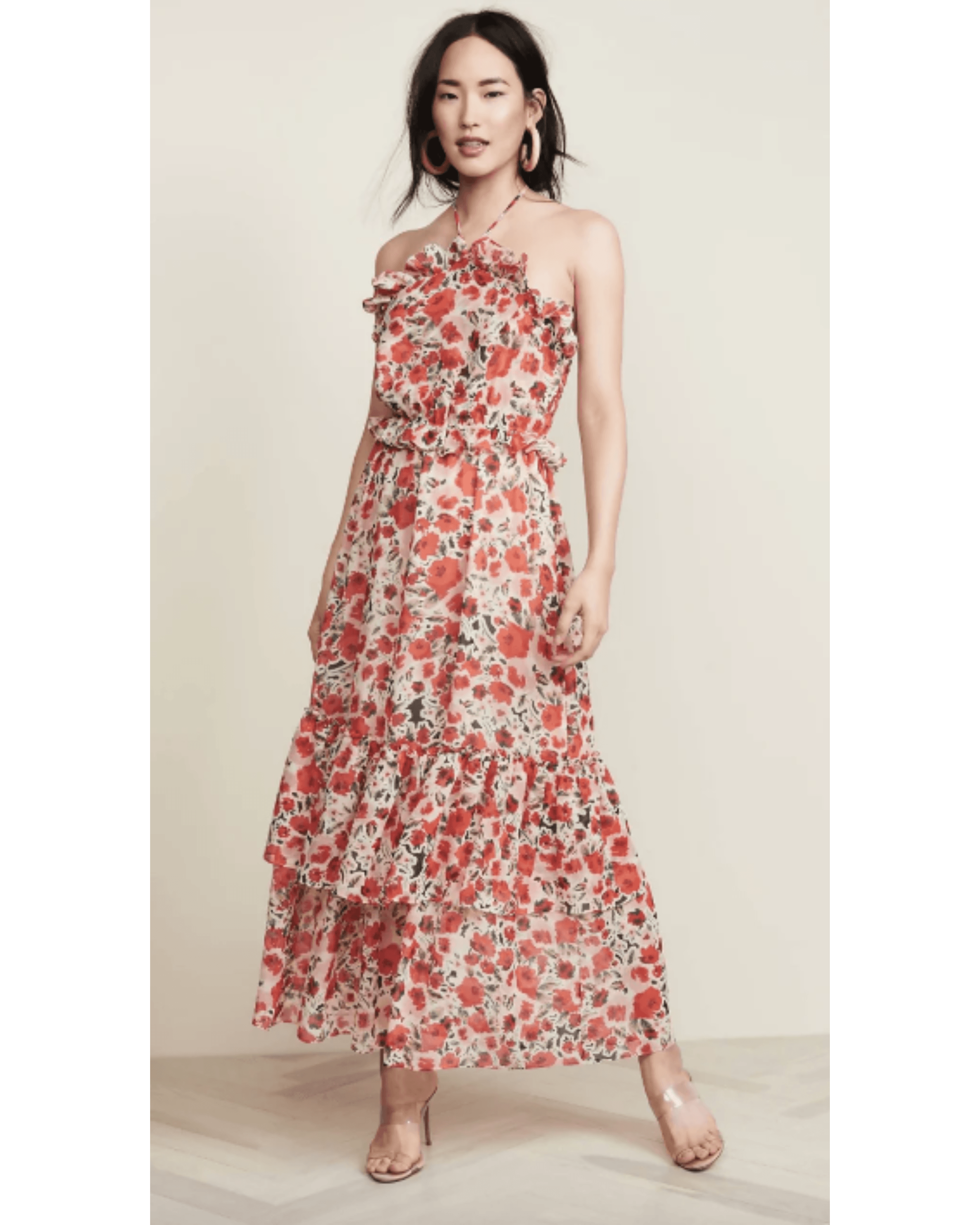 Gia Viscose Floral Summer Maxi Dress - Endless - UAE Rental and Resale for Women's Fashion