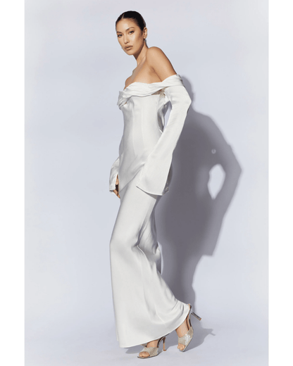 Giselle Off Shoulder Cowl Neck Maxi Dress - Endless