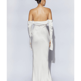 Giselle Off Shoulder Cowl Neck Maxi Dress - Endless - UAE Rental and Resale for Women's Fashion