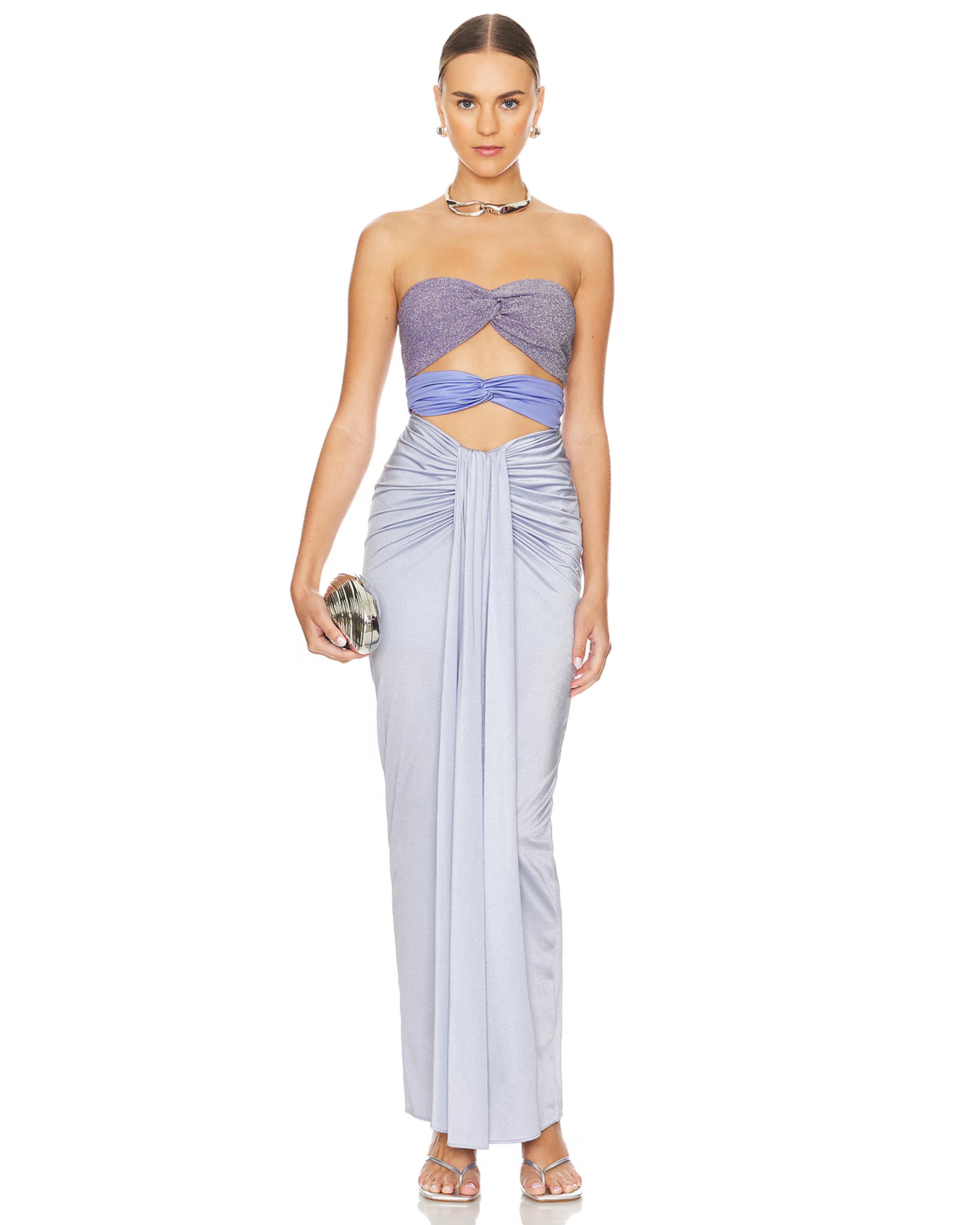 Giselle Strapless Maxi Dress - Endless - UAE Rental and Resale for Women's Fashion
