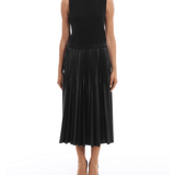 Givenchy Black Jersey Pleated Midi Dress - Endless - UAE Rental and Resale for Women's Fashion