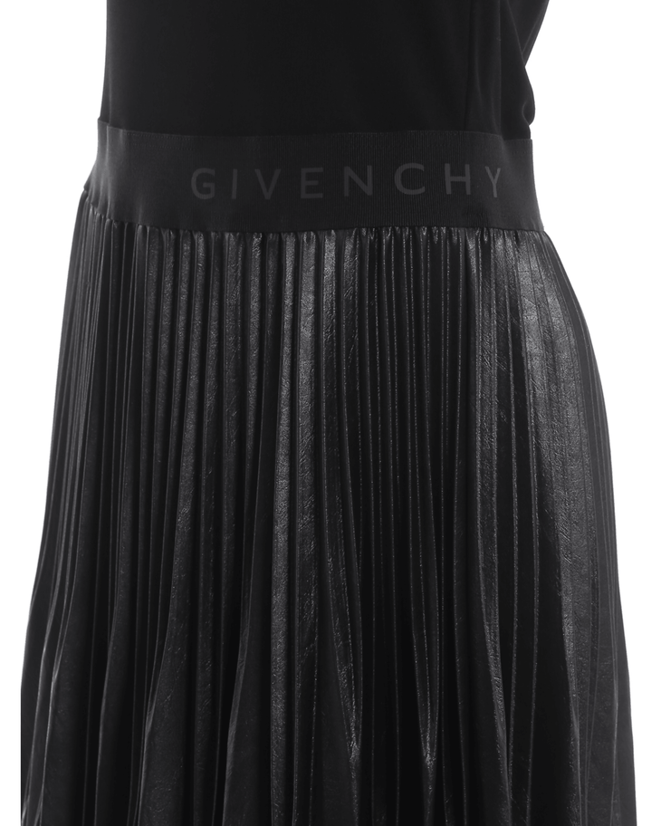 Givenchy Black Jersey Pleated Midi Dress - Endless - UAE Rental and Resale for Women's Fashion