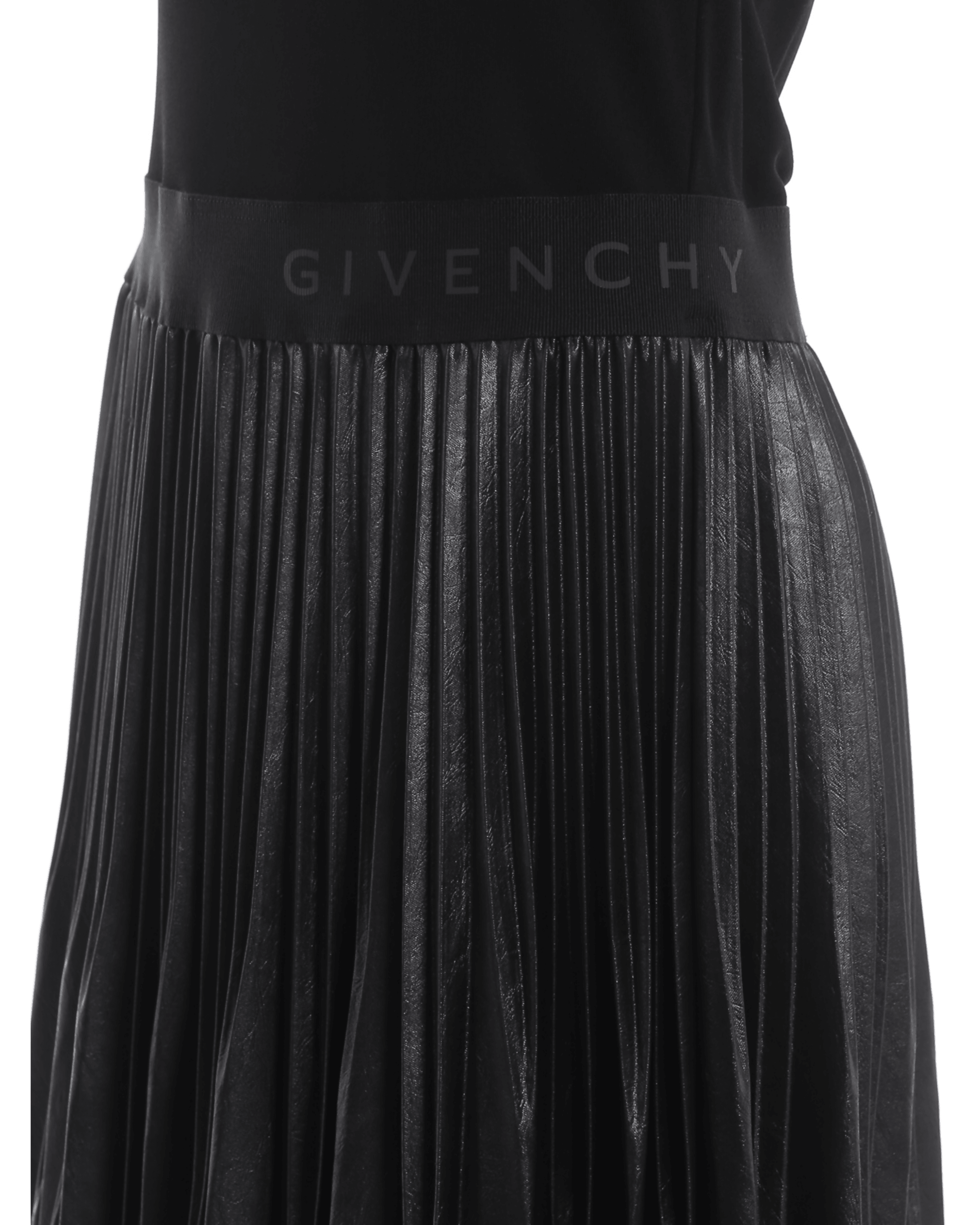 Givenchy Black Jersey Pleated Midi Dress - Endless - UAE Rental and Resale for Women's Fashion