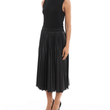 Givenchy Black Jersey Pleated Midi Dress - Endless - UAE Rental and Resale for Women's Fashion