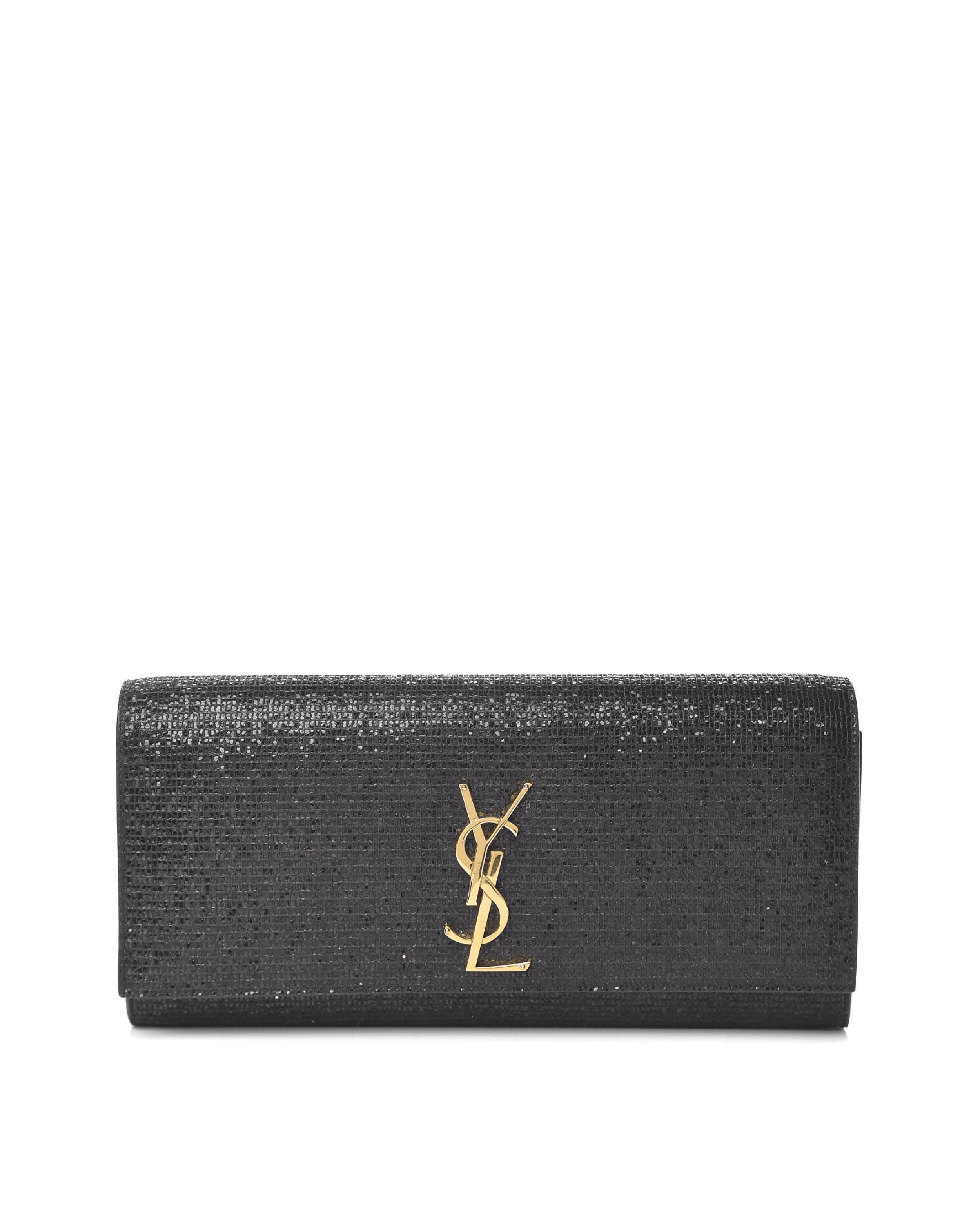 Glitter Classic Monogram Cassandre Clutch Black - Endless - UAE Rental and Resale for Women's Fashion