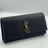 Glitter Classic Monogram Cassandre Clutch Black - Endless - UAE Rental and Resale for Women's Fashion