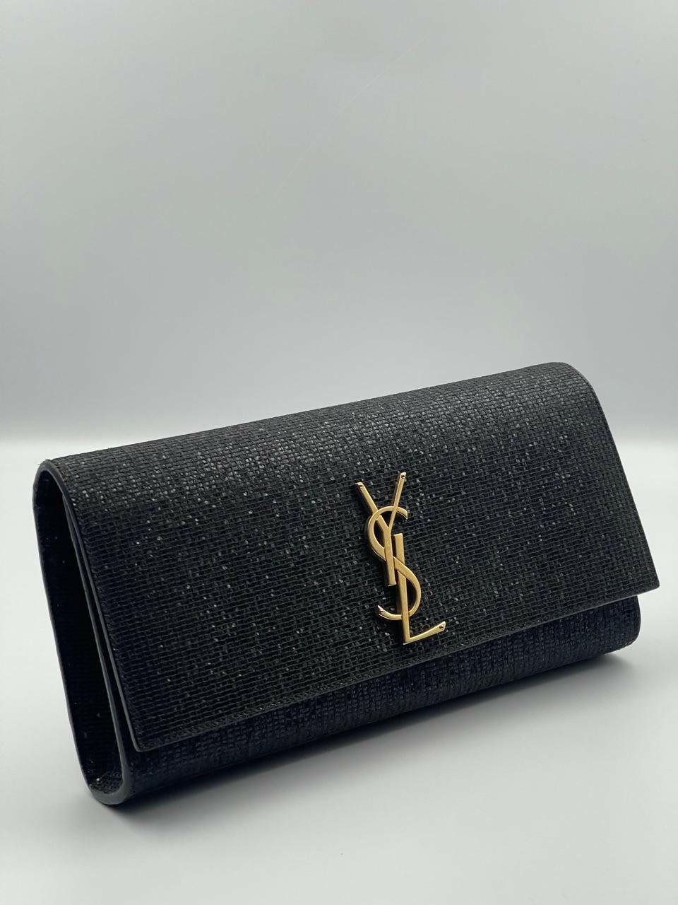 Glitter Classic Monogram Cassandre Clutch Black - Endless - UAE Rental and Resale for Women's Fashion