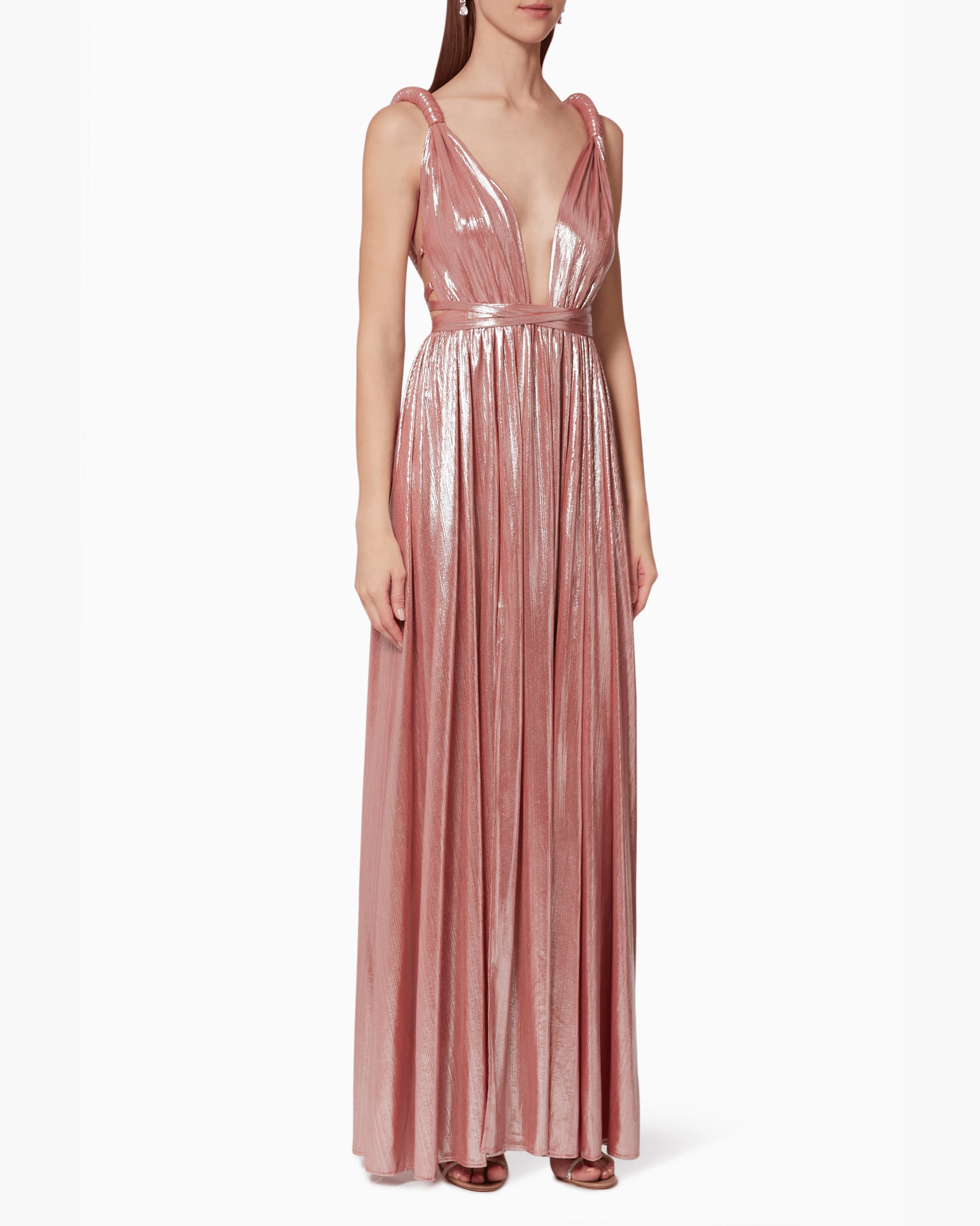 Goddess Metallic Gown - Endless - UAE Rental and Resale for Women's Fashion