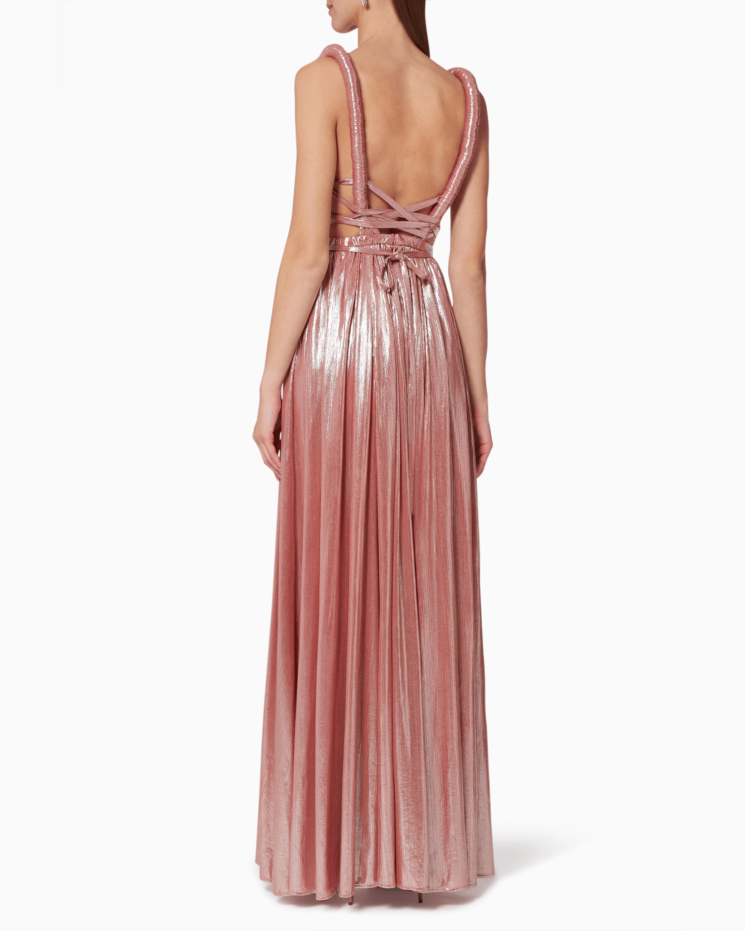 Goddess Metallic Gown - Endless - UAE Rental and Resale for Women's Fashion