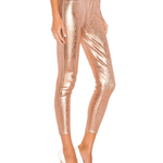 Gold Crackle Foil Cotton High Rise Skinny Margot Jeans - Endless - UAE Rental and Resale for Women's Fashion