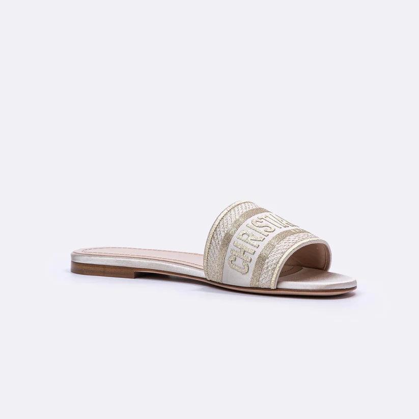 Gold Slides - Endless - UAE Rental and Resale for Women's Fashion