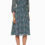Green Adrianne Cheetah-Print Dress - Endless - UAE Rental and Resale for Women's Fashion