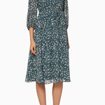 Green Adrianne Cheetah-Print Dress - Endless - UAE Rental and Resale for Women's Fashion