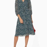 Green Adrianne Cheetah-Print Dress - Endless - UAE Rental and Resale for Women's Fashion